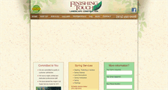 Desktop Screenshot of finishingtouchlandscape.com